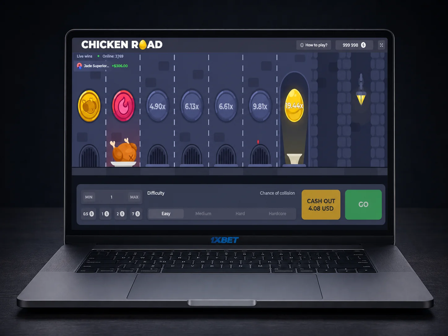 Chicken Road in BC.Game lobby