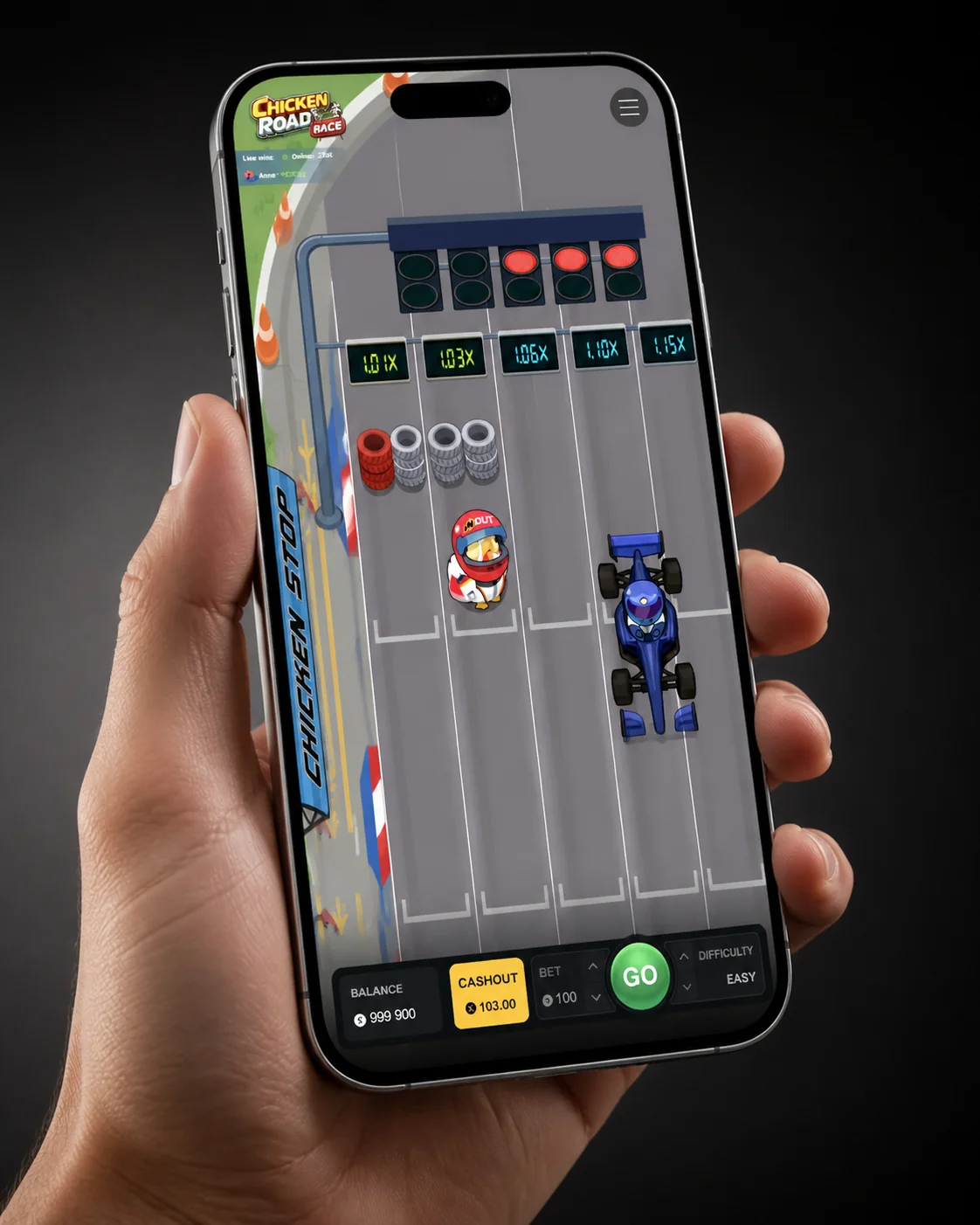 Griglia di loghi dei casinò con relative app mobile che includono Chicken Road Gioco nel catalogo